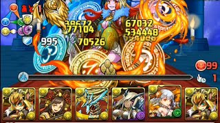 [パズドラ] グリモワール降臨 魔導姫　超地獄級 [大聖の金猿神・孫悟空] 封印耐性100％