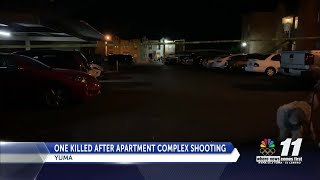 Fatal shooting in Yuma leaves one dead, another in serious condition