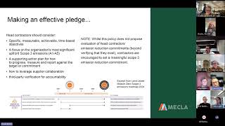 Embodied Carbon Reduction Pledge Policy Presentation | MECLA