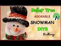 DOLLAR TREE SNOWMAN DIYS ⛄SUPER EASY AND ADORABLE