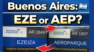 Buenos Aires Airports Explained | EZE & AEP Complete Guide 🇦🇷