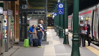 Mantova, i controlli dei green pass alla stazione