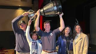 Tyson Hergott brings the Grey Cup to his old high school in Waterloo