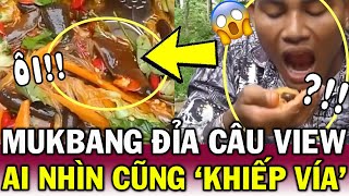 Mukbang ĐỈA SỐNG trộn gỏi, thanh niên khiến nhiều người RỢN TÓC GÁY | Tin Việt Độc Lạ