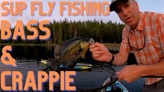 Standup Paddleboard Fly Fishing For Bass & Crappie in Western Washington