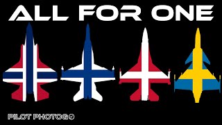 Nordic Air Force F-35, F-16, F-18, and JAS39 | Finland, Norway, Denmark, and Sweden