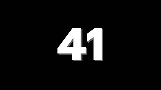 41 Second Countdown Timer With Sound Effect