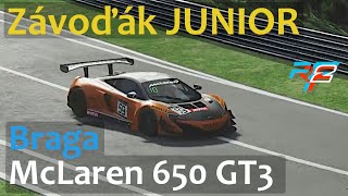 Závoďák Junior - McLaren 650 GT3, Braga Circuit