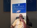 devotional with bishop carter the danger of riches mark 10 27