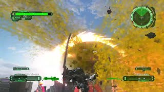 EDF 6 M67 Fencer Sword / Katana new weapon run Inferno Fall Battle ( Earth Defense Force 6 )