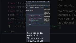 Make Digital clock in 1 minute using python