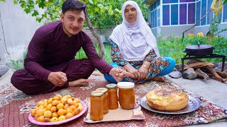 How We Pick Apricot And Use Some To Make Jam And Cake 😋 ( Gilgit Baltistan,Pakistan )