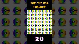 FIND THE ODD EMOJI OUT 🔍 | POKEMON GAME PUZZLE | #pokemon #pokemongame