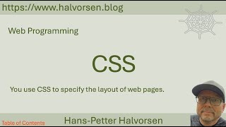 Web Programming - CSS