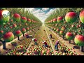 How Awesome Farmers Harvest Millions of Apple: Snack Apple Processing factory | Farming Documentary