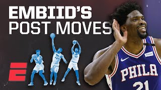 Joel Embiid dominates in the post with moves he learned from Hakeem Olajuwon | Signature Shots