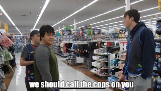 Kicked out of Walmart! (FAKE EMPLOYEE PRANK)