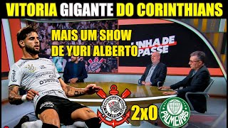 PÓS JOGO ! CORINTHIANS VENCE O PALMEIRAS COM SHOW DE YURI ALBERTO