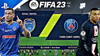 FIFA 23 - PSG vs TROYES | PS5 GAMEPLAY | LIGUE 1 UBER EATS | 07/05/2023