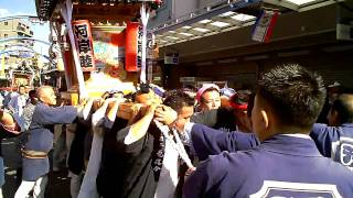 2010年　横浜西区藤棚商店街へそまつり神輿渡御（ドッコイ担ぎ編）