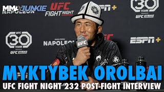 Myktybek Orolbai Ready to Make Waves in UFC After Impressive Debut | UFC Fight Night 232