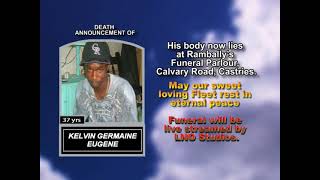Kelvin Germaine Eugene ~ Short Obituary