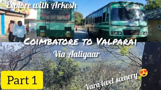 🚎 TNSTC BUS TRAVEL VLOG|KOVAI TO VALPARAI|exploring covai |FULL JOURNEY