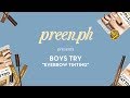 Preen.ph | Boys Try Eyebrow Tinting