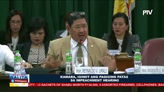 Kamara, iginiit ang pagiging patas sa impeachment hearing