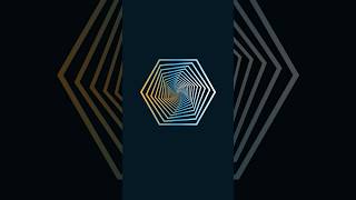 Create Hexagon Illusion Design In Illustrator #graphicdesign #design #illustrator #3d #ai #adobe