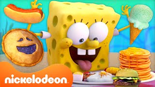 Kamp Koral | Toutes les nourritures que Bob l'éponge mange au Kamp Koral ! | Nickelodeon France