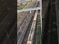 白石駅近くのホテルから東北本線を眺める①