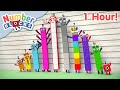 Numberblocks Fun! | Full Episodes - 1 Hour Compilation | 123 - Numbers Cartoon For Kids​