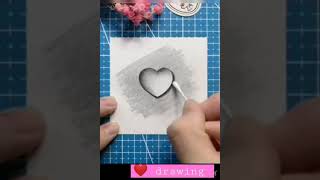 HOW TO DRAW AND COLOR 3D heart water drop | Easy drawings | beginner guide|❤ drawing