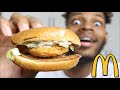 EATING MCDONALDS MC CHICKEN SANDWICH!!!