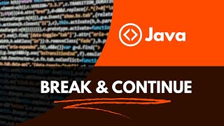 Java break & continue - Flow control #14