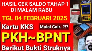 HASIL CEK SALDO DI MALAM RABU PKH BPNT TAHAP 1 KKS BANK INI SUDAH MULAI TERISI APA BELUM..??