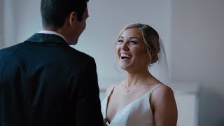 Beautiful First Look at Berkeley Church // Toronto Wedding Film