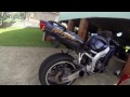 1998 Kawasaki ZX6R Urban GP exhaust sound comparison