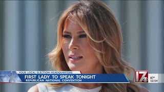 First Lady Melania Trump to speak tonight at RNC