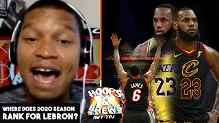 Where does this season rank for Lebron? | Hoops & Brews | Guest: @jon4lakers