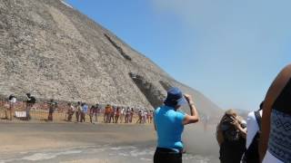 Remolino en Teotihuacán, Marzo 2017