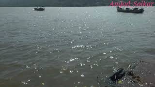 Vaghotan River Under High Tide Near Katli Village,Rajapur