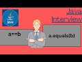 #999 Java Interview Questions | Difference between == and equals in Java