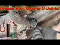 How to Grease Your Tacoma Drive Shaft! Save Your U-Joints!