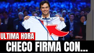 ¡LA MAYOR BOMBA DE LA F1! CHECO PÉREZ FIRMA SU NUEVO CONTRATO CON...