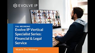 Vertical Series Webinar | Finance & Legal Services | Full Recording