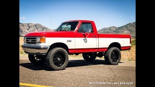 1991 FORD F150 XLT LARIAT, SHORT BED 4WD, NEW REBUILT 5.0L V8, NEW PAINT AND INTERIOR, ICE COLD AC!