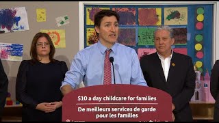 RAW VIDEO: Prime Minister Justin Trudeau speaks at a YMCA-YWCA in Winnipeg