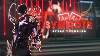 Symbiote Style Edit tutorial On AfterEffects | Tutorial